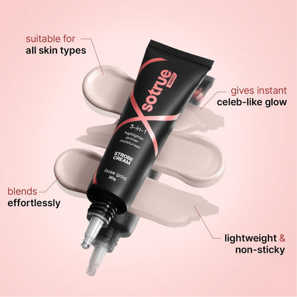 Sotrue Rose Gold Strobe Cream for Radiant, Dewy Glow