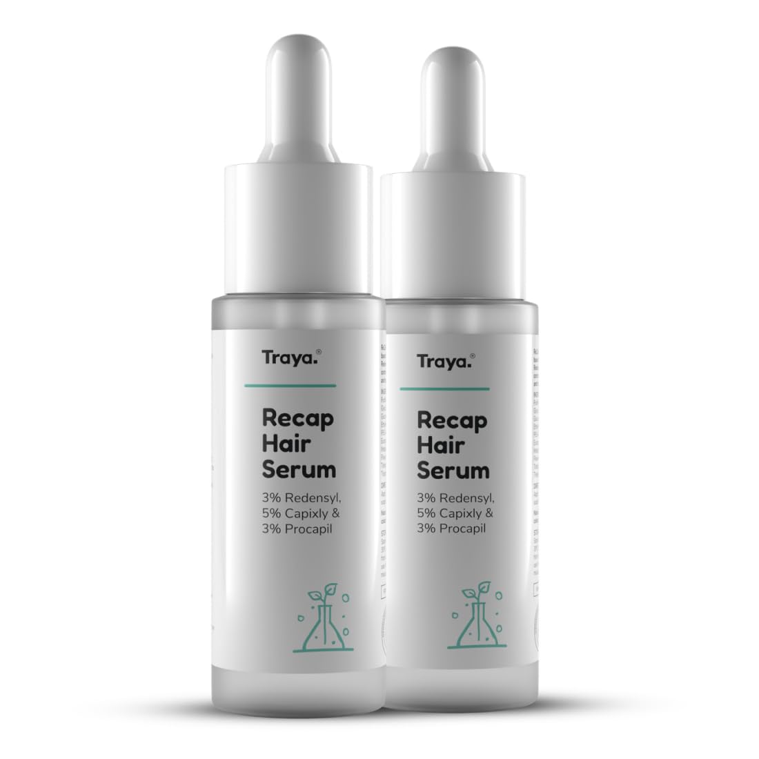 Traya Natural Hair Growth Serum With 3% Redensyl, 5% Capixyl, 3% Procapil For Increasing Hair Thickness, Natural DHT Blocker, For Hair Fall Control & Growth (30Ml)