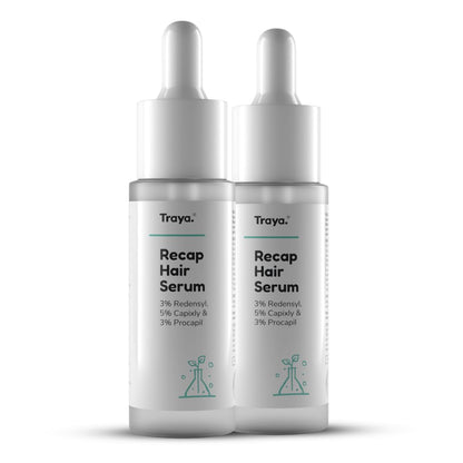 Traya Natural Hair Growth Serum With 3% Redensyl, 5% Capixyl, 3% Procapil For Increasing Hair Thickness, Natural DHT Blocker, For Hair Fall Control & Growth (30Ml)