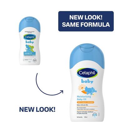 Cetaphil Baby Moisturising Baby Oil with Organic Calendula