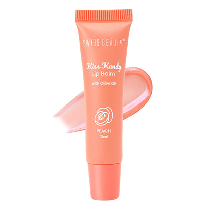 Swiss Beauty Kiss Kandy Lip Balm with Olive Oil | Moisturising | Non-Sticky | Soft & Smooth Lips | Shade - Mulberry, 10ml