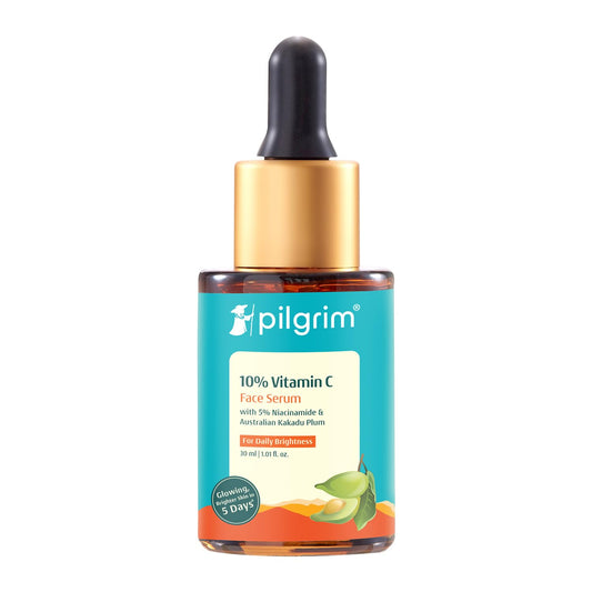 Pilgrim 10% Vitamin C Face Serum For Daily Brightness 5% Niacinamide