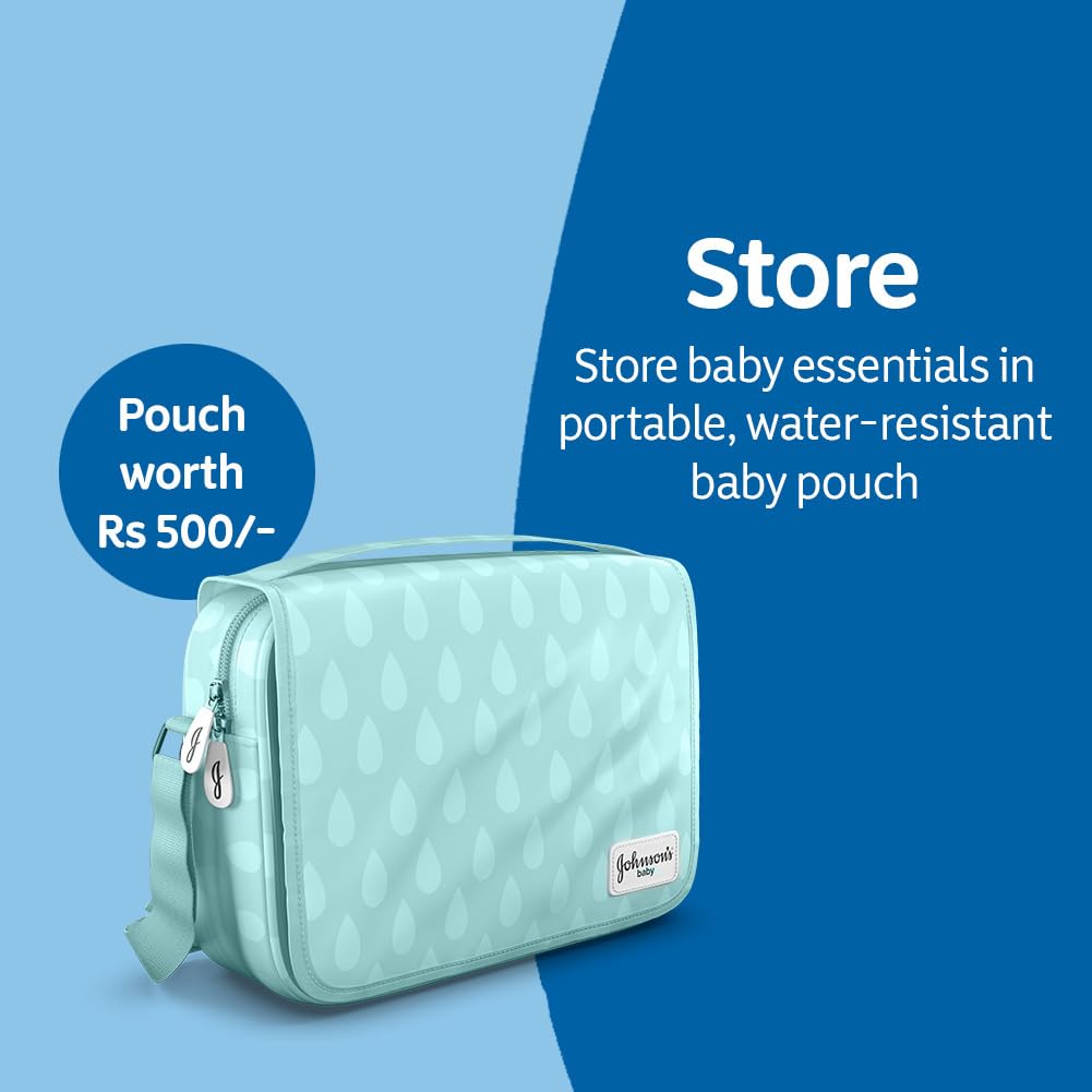 Johnson’s Baby Gift Pack with Pouch (9 Pieces)