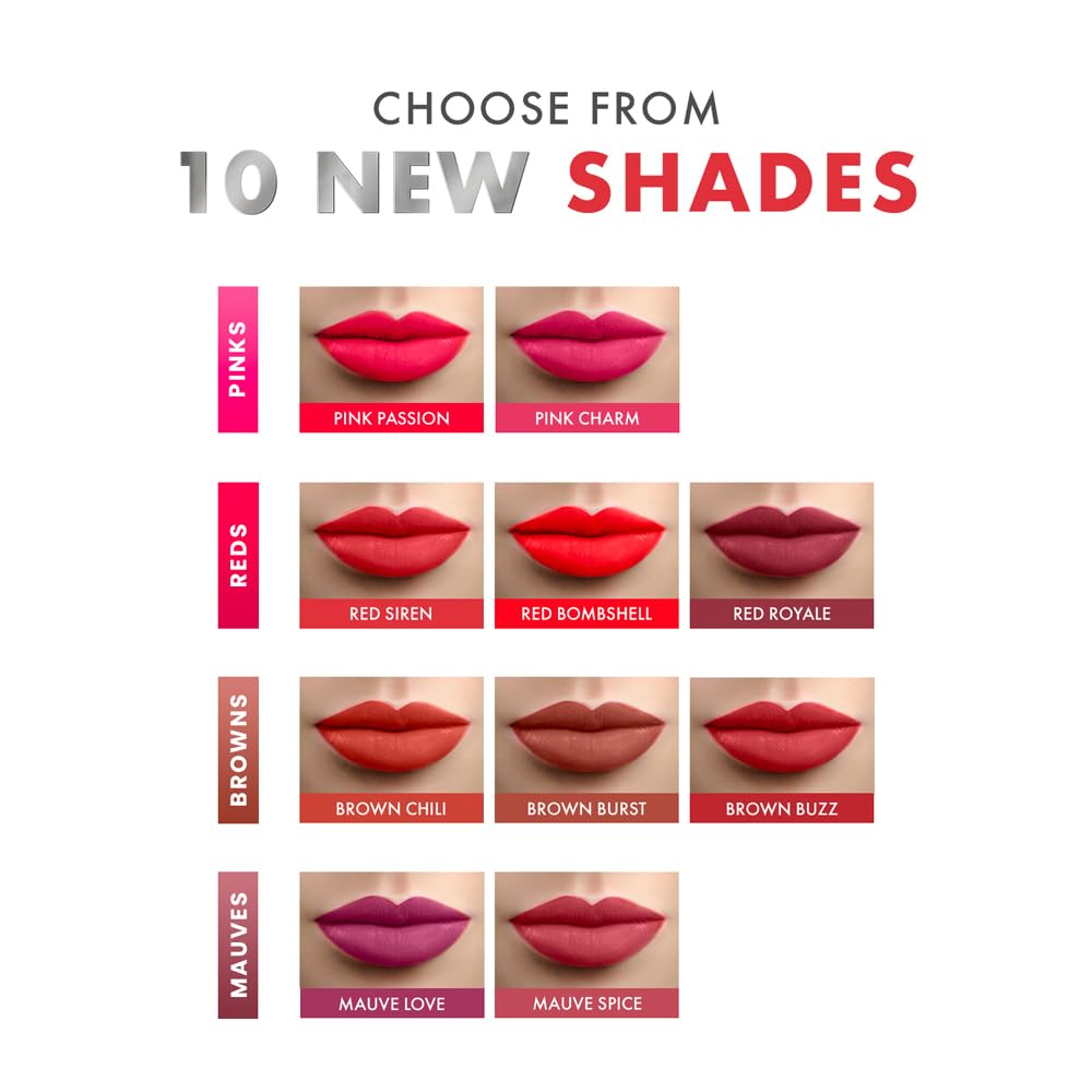 LAKMÉ Cushion Matte Lip Redbombshell