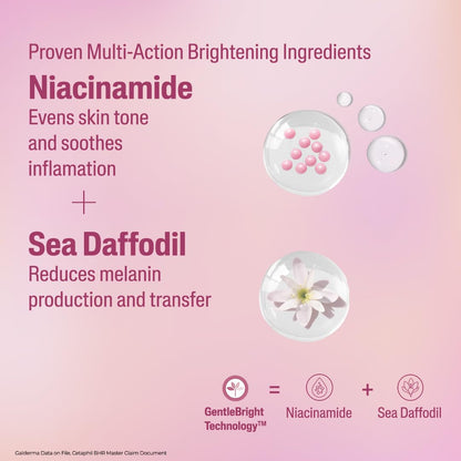 Cetaphil Brightening Cleanser 100g for Uneven Skin with Niacinamide