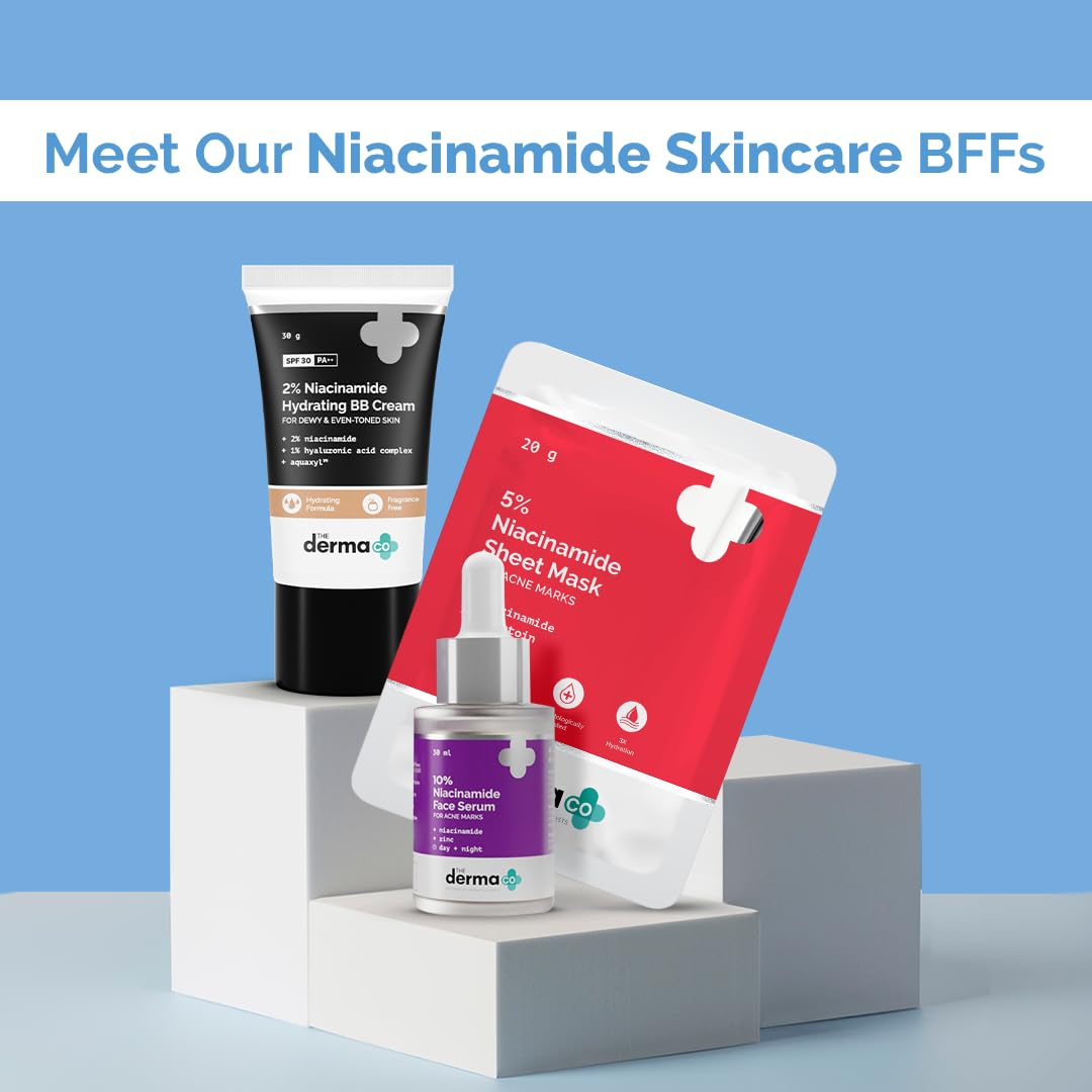 The Derma Co 2% Niacinamide Oily Skin Cleanser for Sensitive, Oily &amp; Combination Skin 125 ml