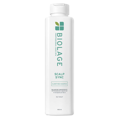 Biolage Scalp Sync Clarifying Shampoo, Soothed and Hydrated Scalp for up to 72 hours*, Enriched with Fermented Tea & Glycolic Acid, for Men and Women, Vegan & Cruelty-Free