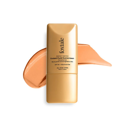 Foxtale SPF 50 Tinted Sunscreen with Niacinamide & Vitamin E 50ml