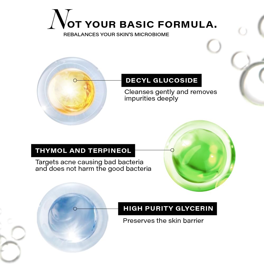 Novology Luxury Acne Cleanser with Thymol+Terpineol, 150g