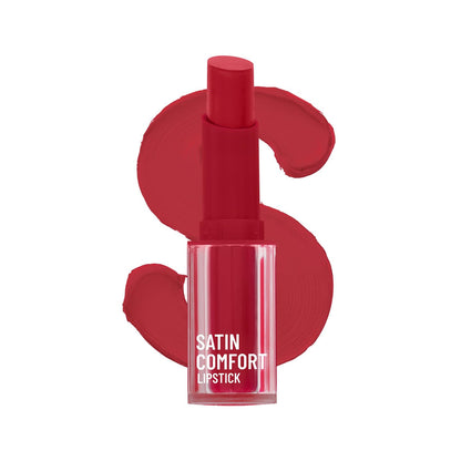 Swiss Beauty Satin Matte Lipstick, Hydrating, Roasted Brown, 3g