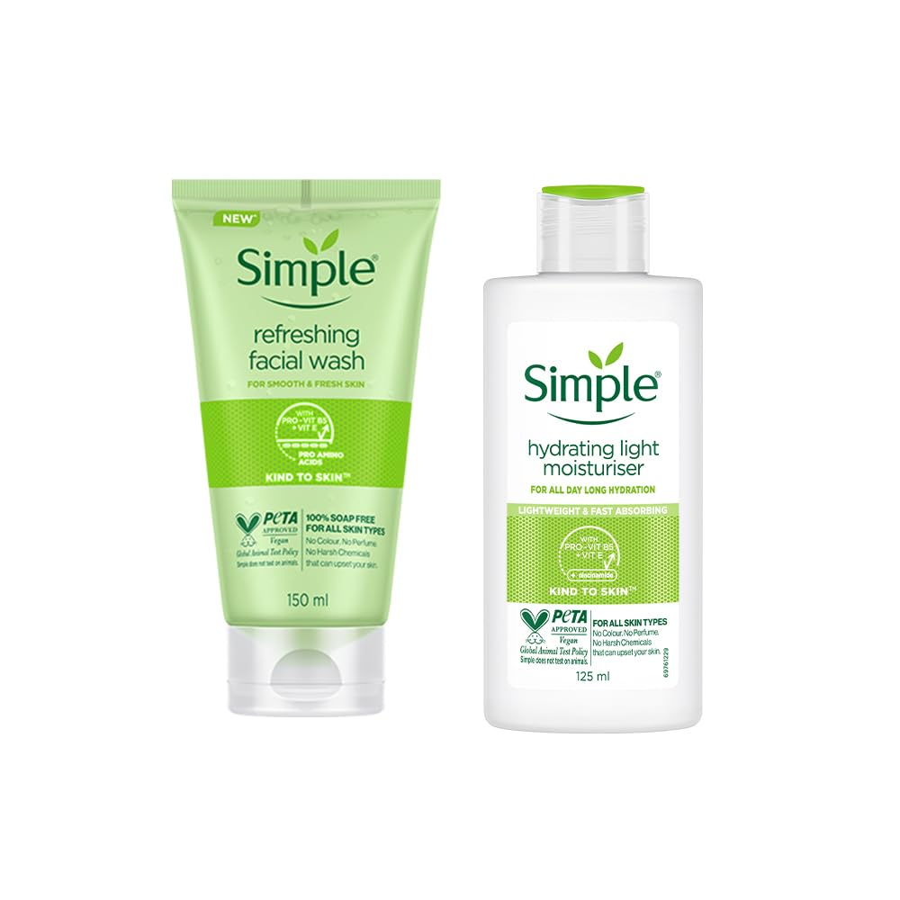 Simple Refreshing Face Wash for All Skin Types - 150ml