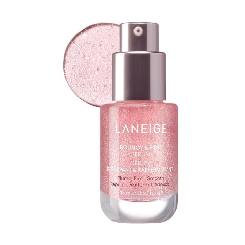 Laneige Combo of Bouncy&Firm Face Sleeping Mask (25ml) and Bouncy&Firm Serum(15ml) -Pack of 2