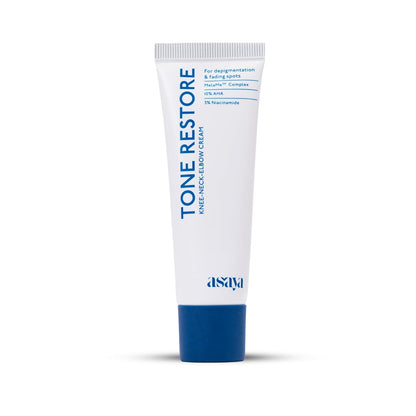 ASAYA Tone Restore Cream for Dark Knees, Elbows & Neck 50g