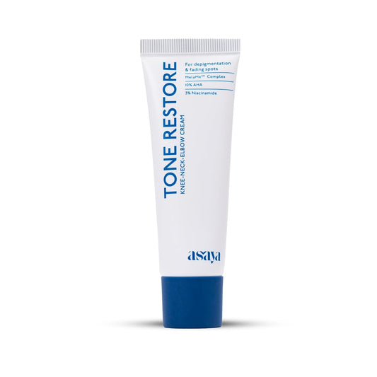 ASAYA Tone Restore Cream for Dark Knees, Elbows & Neck 50g