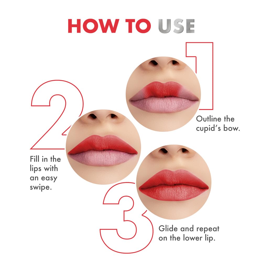 LAKMÉ Cushion Matte Lip Redbombshell