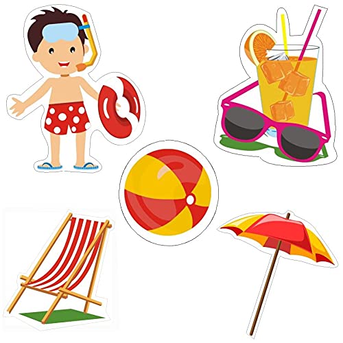 Pretty Ur Party Gymnastics Theme Paper Cutouts for Birthday Parties, Party Supplies décor, Birthday Party Decoration Cut-Outs - Multicolour (10 pcs) Tea Party