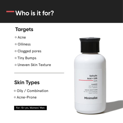 Minimalist Salicylic Acid 2% Face Wash - 100ml