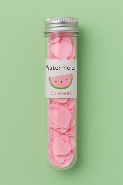 Travel Paper Soap Set - Heart Shaped Fruity Scents, Pocket-Friendly