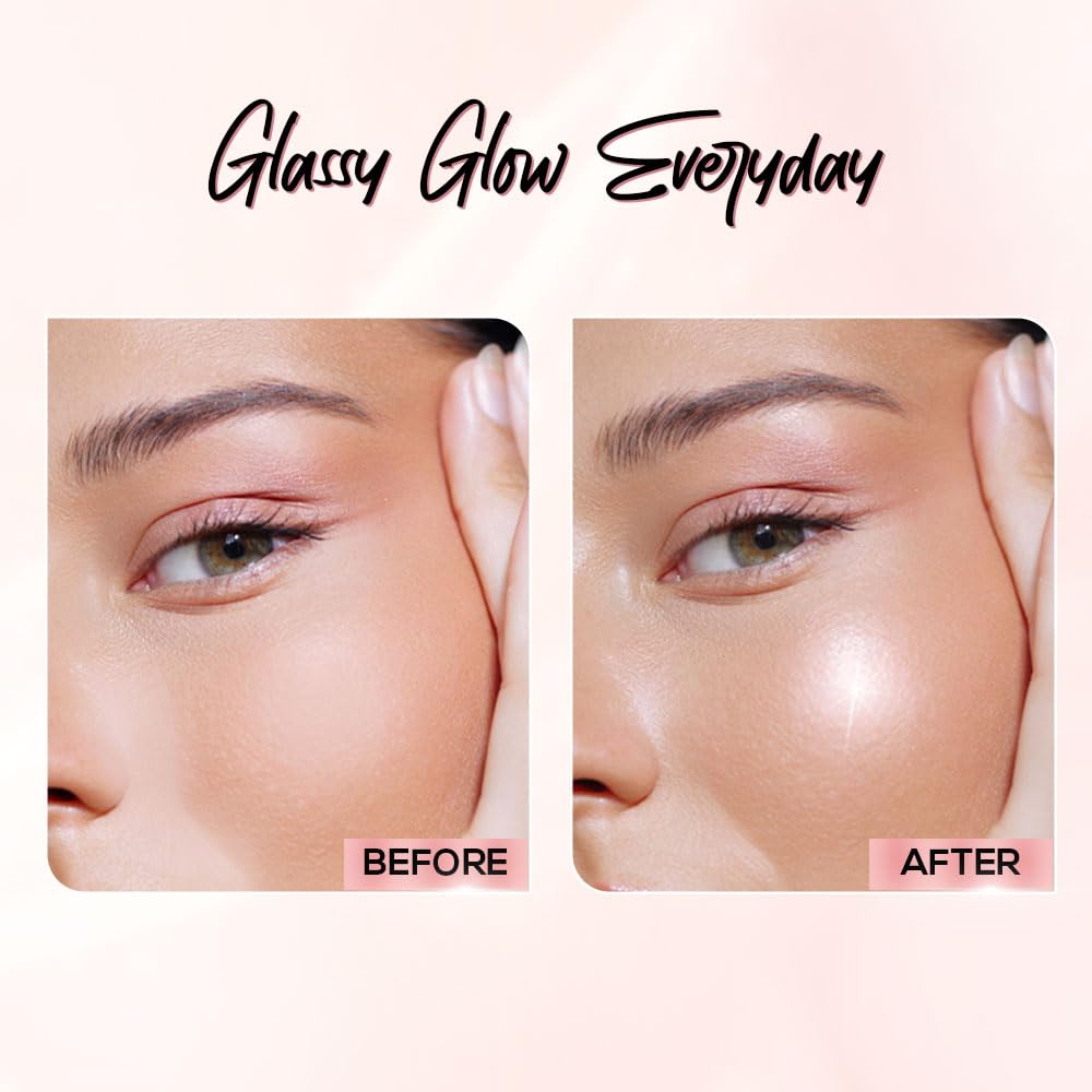 RENEE Korean Glow Serum 15ml, Lightweight, Non Greasy, Hydrates, Smoothens,Plump-up the Skin With Glassy-dewy Shine & Maintain Its Youthful Glow Hyaluronic Acid & Vitamin C