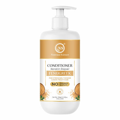 Nuerma Science Keratin Repair Fenugreek Hair Conditioner for Stronger, Thicker & Non-Frizzy Hair