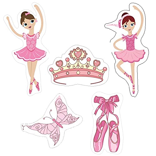 Pretty Ur Party Gymnastics Theme Paper Cutouts for Birthday Parties, Party Supplies décor, Birthday Party Decoration Cut-Outs - Multicolour (10 pcs) Bumble Bee