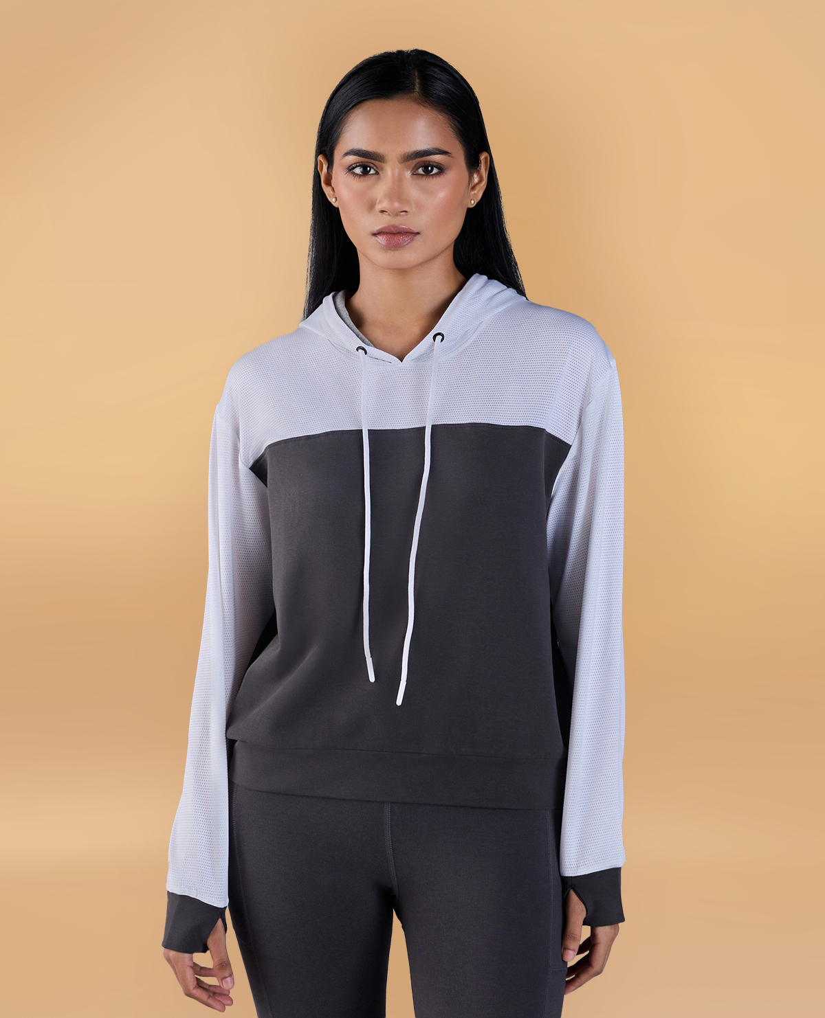 Full Sleeve Fashion Hoodie Grey
