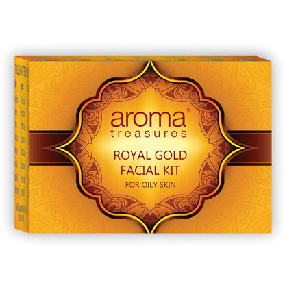 Aroma Treasures Royal Gold Facial Kit For Oily Skin - Single Time