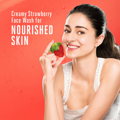 Lakme Blush & Glow Strawberry Creme Face Wash