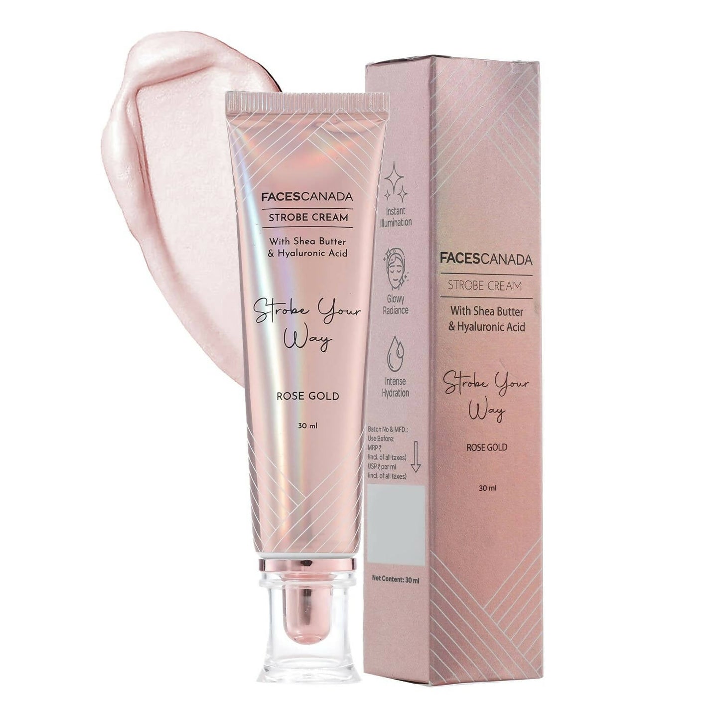 Faces Canada Strobe Cream - Rose Gold