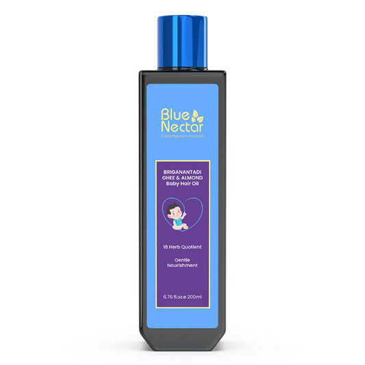Blue Nectar Baby Hair Oil With Organic Ghee & Almond Oil