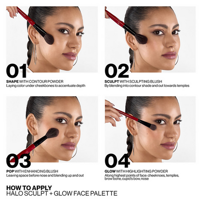 Smashbox Halo Contour Blush And Highlighter Palette - Back To Cali