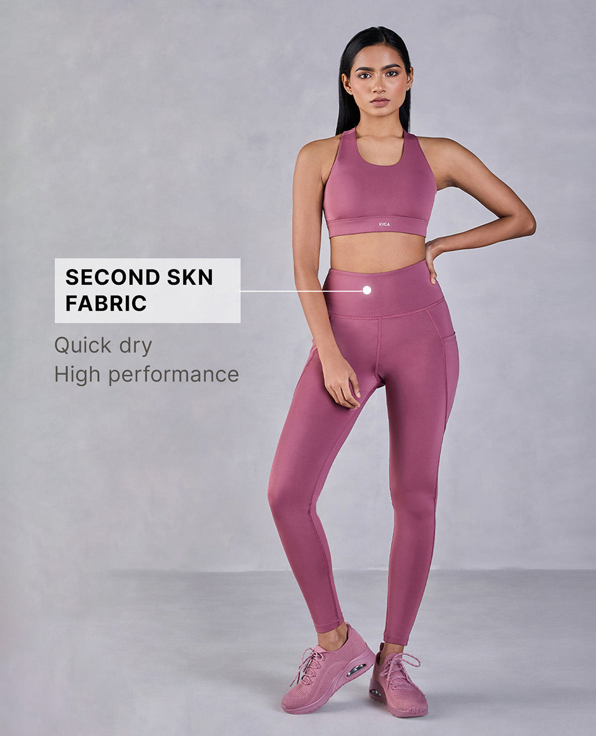 High-Waisted Workout Leggings Tulipwood