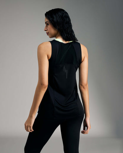 Feather Feel Tank Top Black