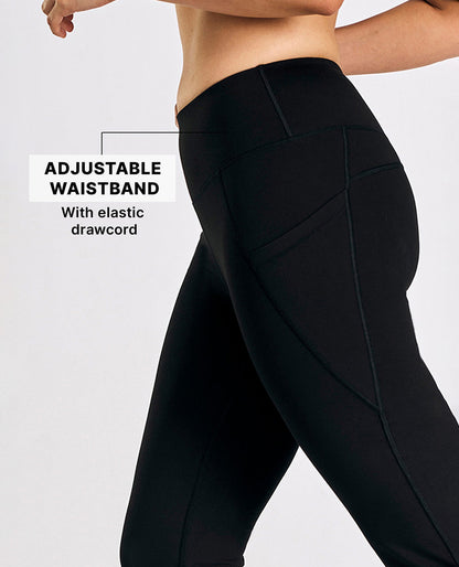 Women High Waist Cotton Side Slit Flared Pants Black