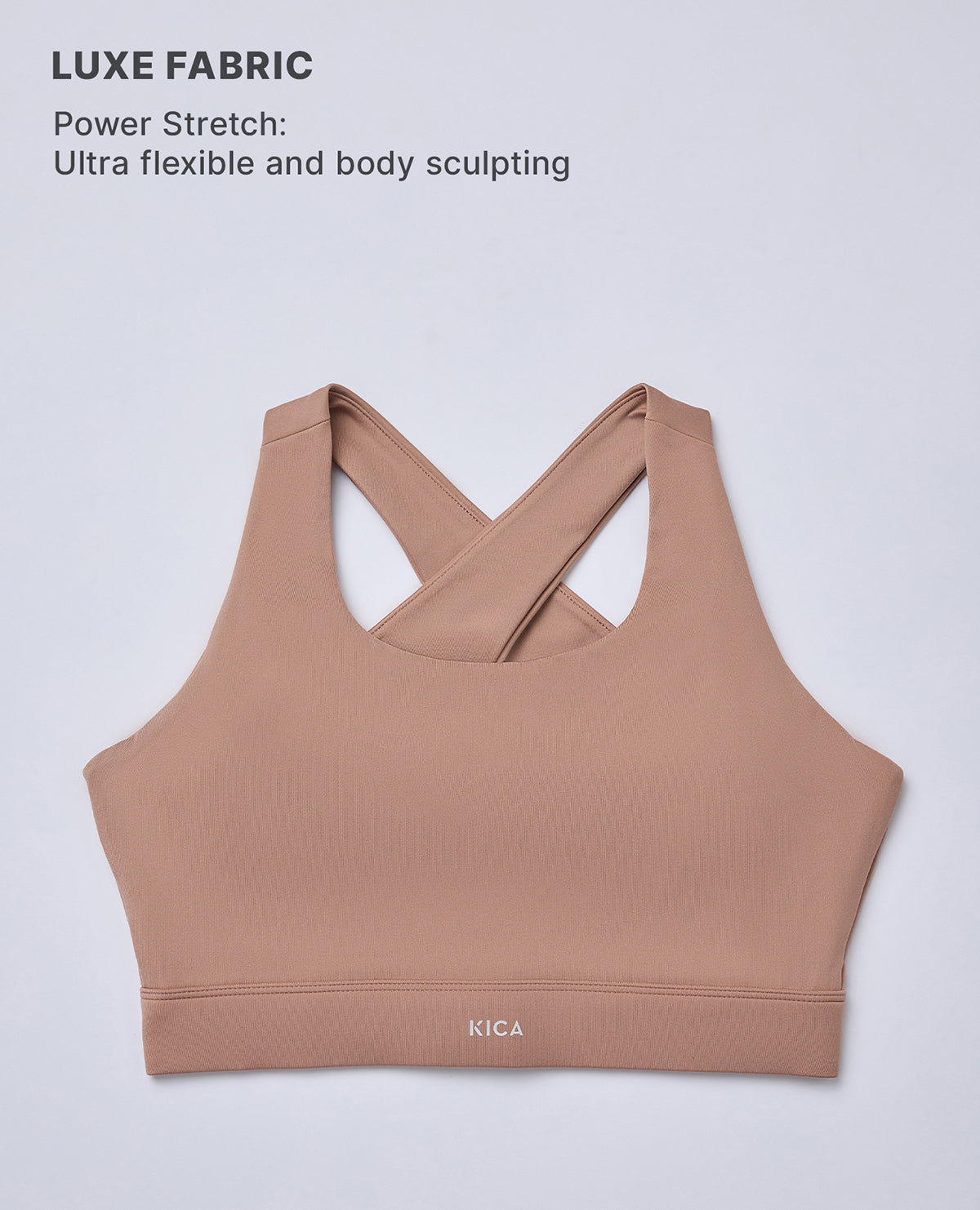 Luxe Crostini Full Coverage And High-Impact Sports Bra Nude