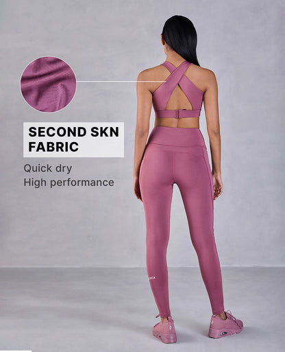 Crostini Full Coverage Sports Bra Tulipwood