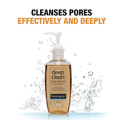 Neutrogena Deep Clean and Hyaluronic Acid Serum Combo
