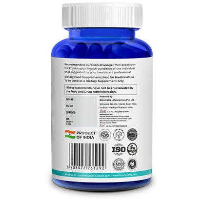 Biovitalia Organics Saw Palmetto Capsules For Hair Growth