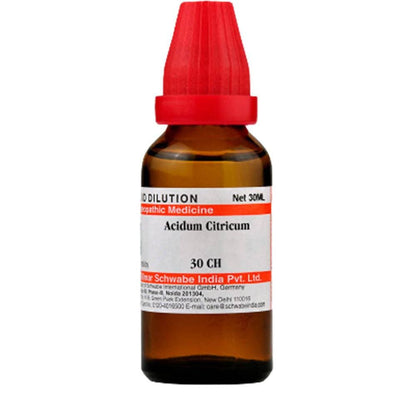 Dr. Willmar Schwabe India Acidum Citricum Dilution - Limited Time Offer