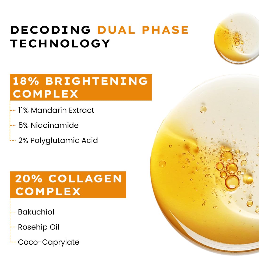 Hyphen Brightening & Collagen Face Serum with Niacinamide & Bakuchiol 50ml