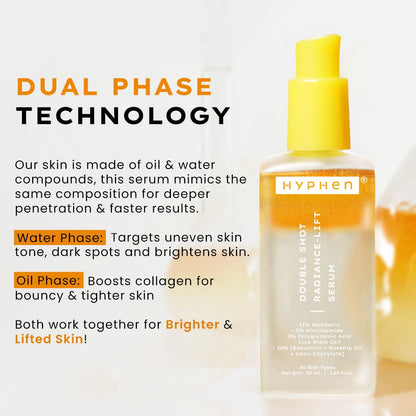 Hyphen Brightening Collagen Face Serum 50ml – Dark Spot & Melanin Reducer
