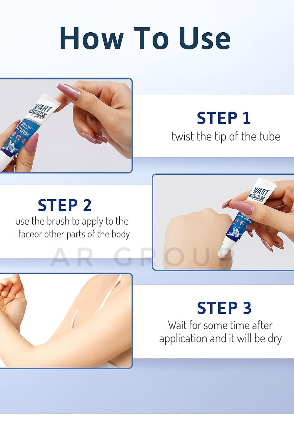 Wart & Skin Tag Remover Cream 100g for Face and Body