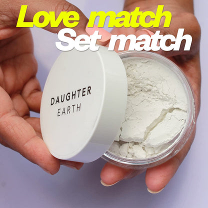 Daughter Earth Snowdust Setting Powder 12g - Matte, Oil Control, Pore Blurring