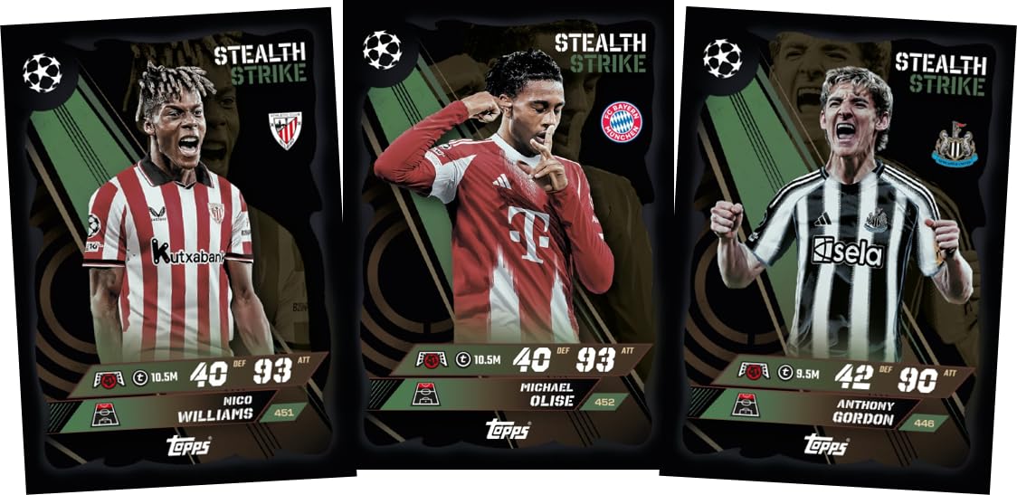 Topps UEFA Champions League Match Attax 2025-26 Trading and Collectible Card Game (Flow Pack of 34)