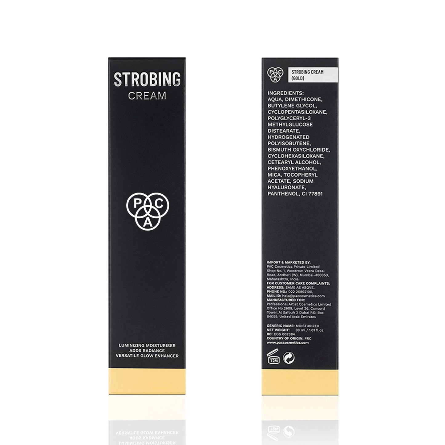 PAC Studio Strobing Cream - Gold