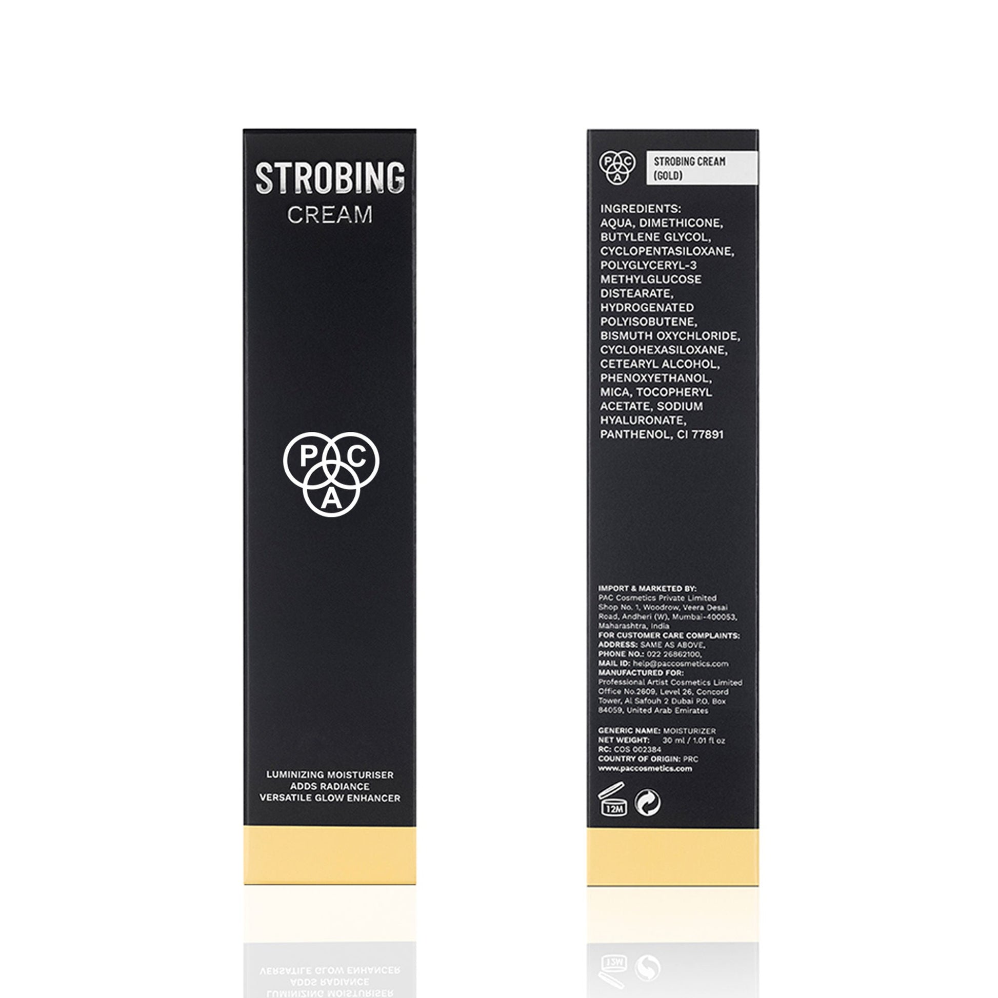 PAC Studio Strobing Cream - Gold