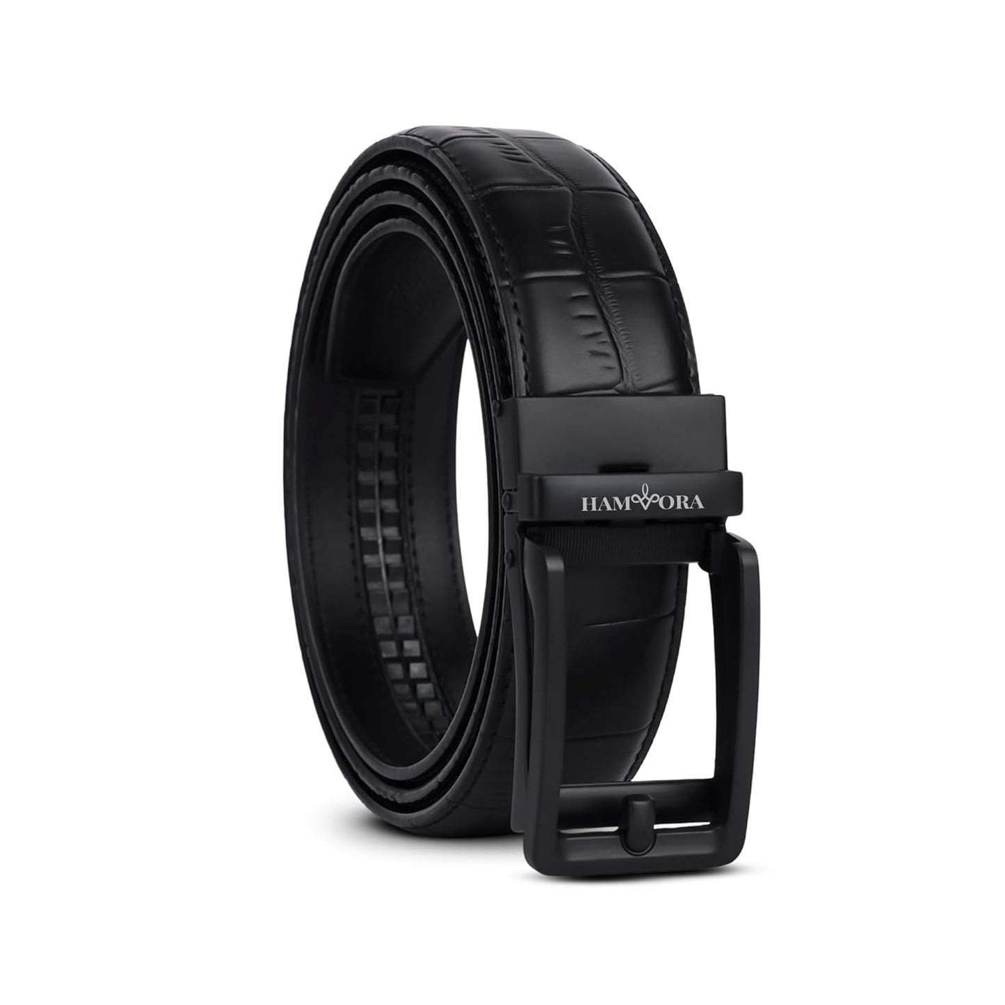 Hamvora Genuine Leather Belt for Men Formal & Casual Wear - Belts for Men Leather Original, Durable Buckle - Belt for Man - Gift for Husband, Father, Friend