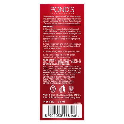 POND'S Youthful Miracle Retinol Serum 14ml for Renewal & Repair