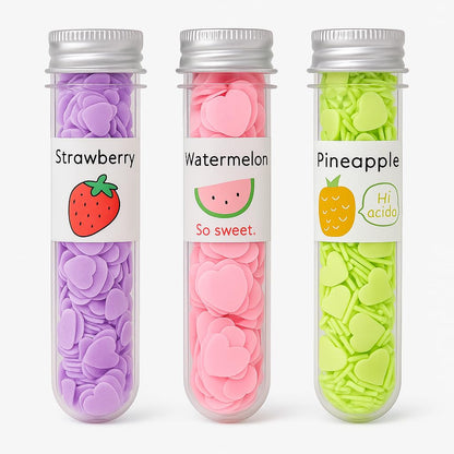 Travel Paper Soap Set - Heart Shaped Fruity Scents, Pocket-Friendly