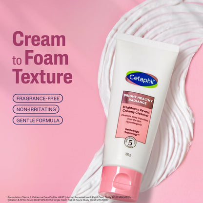Cetaphil Brightening Cleanser 100g for Uneven Skin with Niacinamide